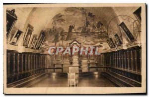 Old Postcard Ile St Honorat Monastery Chapter Room