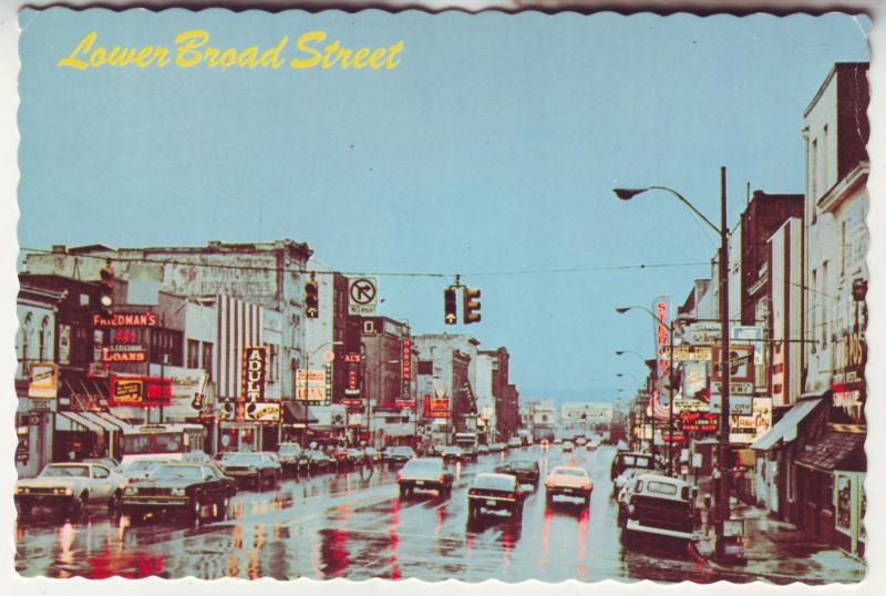 P785 vintage lower broad street view cars store signs etc nashville tennesee