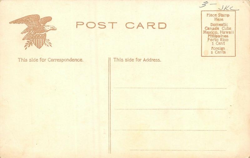 Cincinnati Ohio~Government Square Night Lights~Full Moon~Trolley~IPCC 5-10~1908 