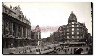 Postcard Modern Tramway Lille Square Theater