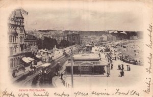 HARRIS PROMENADE-ISLE OF MAN ENGLAND~PANORAMA VIEW~1903 PHOTO POSTCARD