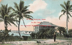 FL, West Palm Beach, Florida, Free Reading Room, 1915 PM, Hugh C Leighton