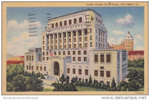 Louisiana Shreveport Caddo Parish Court House 1957