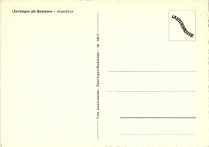 Scenic View Überlingen am Bodensee with Alpine View Germany Continental Postcard