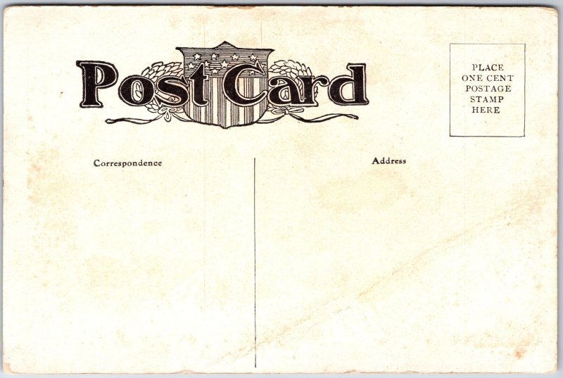 VINTAGE POSTCARD WASHINGTON'S HEADQUARTERS AT VALLEY FORGE PENNSYLVANIA