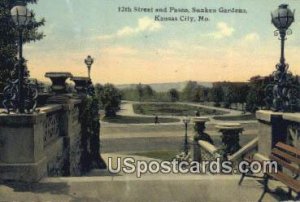 12th Street & Paseo, Sunken Gardens - Kansas City, Missouri MO  