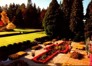 Canada British Columbia Victoria Butchart Gardens The Italian Garden