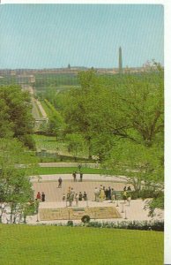 America Postcard - John F Kennedy Grave - Washington D.C. - Ref 14455A