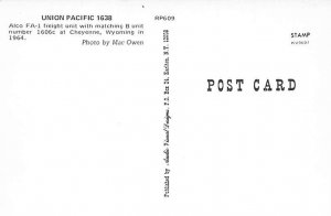 Union Pacific 1638 Cheyenne, Wy., USA Union Pacific Unused 