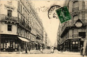 CPA AK PARIS 17e Rue Legendre (379430)