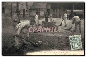 Old Postcard Folklore Wheelbarrow Beauvais Watrin Barracks Army