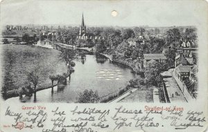 STRATFORD-ON-AVON ENGLAND UK HOLD TO LIGHT HTL NOVELTY POSTCARD 1906