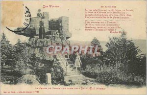 Old Postcard The Devil's Chair The Vosges fir Sec Saint Die (Vosges) kids