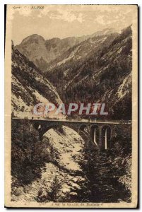 Old Postcard Alpine Road