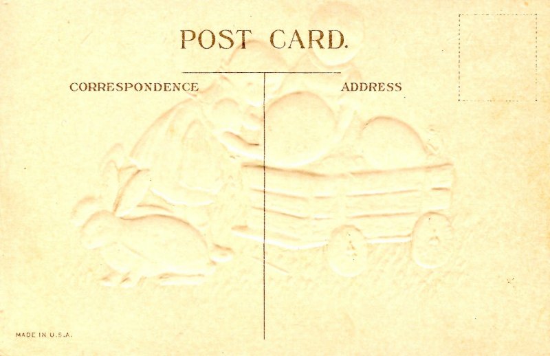 Greeting - Easter.  (children, bunnies)