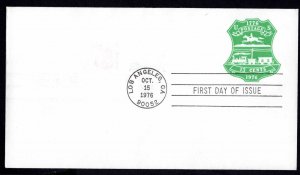 FIRST DAY OF ISSUE U 1776 S Postage 13 Cents 1976 - LOS ANGLES 1976