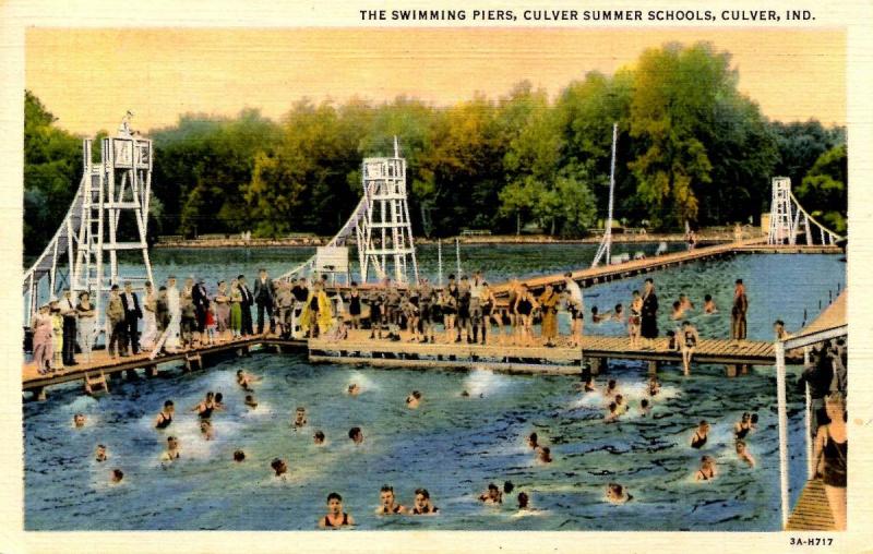 IN - Culver. Swimming Piers, Culver Summer Schools | United States ...