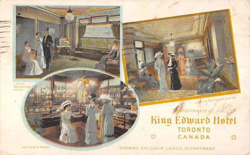 Toronto Canada King Edward Hotel Multiview Antique Postcard K86754