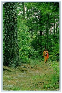 1968 Cho-Yeh-Chuba Bag Pine Forest Nature Reservation Big Thicker Texas Postcard