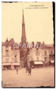 Pithiviers - La Place du Martroi - The Bell Tower - Old Postcard