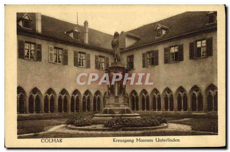 Old Postcard Colmar Unterlinden Museum Kreuzgang