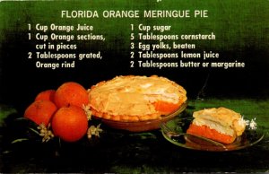 Florida Orange Meringue Pie Recipe