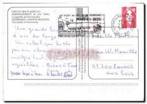 Postcard Modern cirquit Beaches Unloading the Battle of Normandy Army Pointe ...