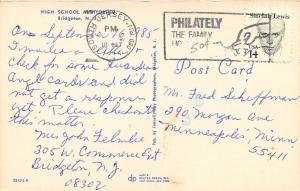 Bridgeton New Jersey~High School Auditorium~1960s Postcard