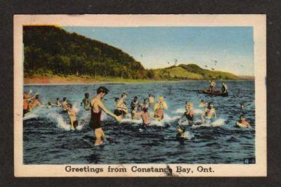 ON Greetings from CONSTANCE BAY ONTARIO Postcard PC