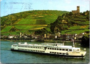 Filia Rheni Bv Oosterbeek Ship Vintage Postcard BS22