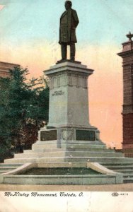 Circa 1910 McKiney Monument, Toledo OH Vintage Postcard P40E