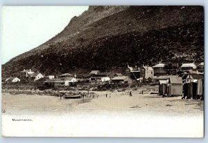 South Africa Postcard Muizenberg Beach Side Town in Western Cape c1905