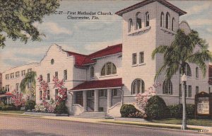 Postcard First Methodist Church Clearwater FL