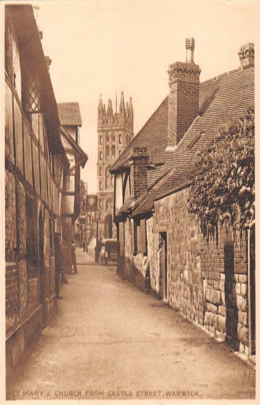 BR67611 st mary s church from castle street warwick    uk