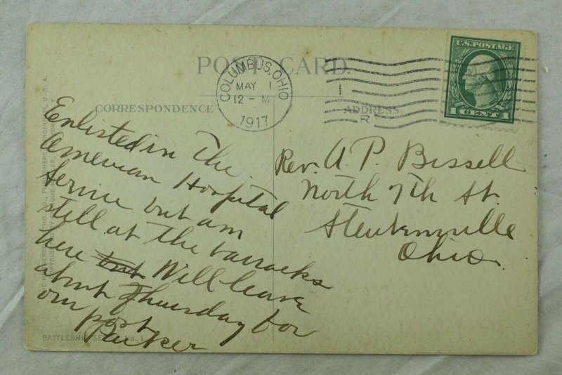 C.1910-15 U.S.S Pennsylvania Postcard F71