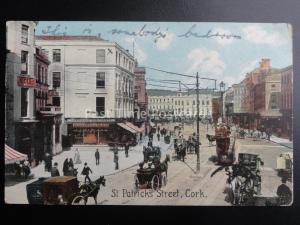 Ireland CORK St. Patricks Street c1905 Postcard by H. Graham Glen