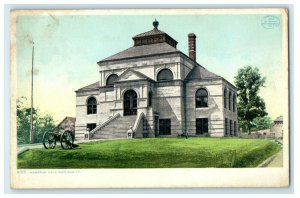 1916 Memorial Hall, Rutland Vermont VT Posted Antique Postcard