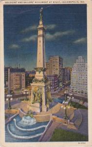 Indiana Indianapolis Soldiers and Sailors Monument 1957 Curteich