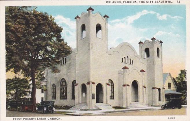 Florida Orlando First Prebyterian Church Curteich