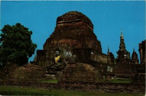 CPM AK THAILAND The image of Buddha in the ruins of Wad Mahathart (344472)