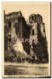 Old Postcard Chateau of Herm surroundings Ladouze