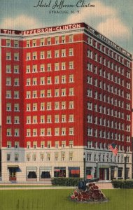 Vintage Postcard 1944 Hotel Jefferson-Clinton Coffee Shop Syracuse New York NY