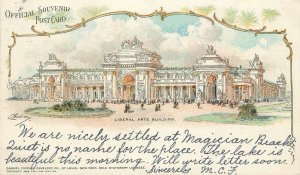 Postcard 1904 St Louis World's Fair undivided Liberal Arts Building 23-657