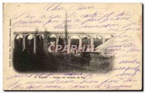 Bazas Old Postcard Viaduct railway