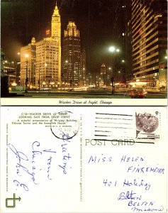 Wacker Drive at Night, Chicago, Illinois