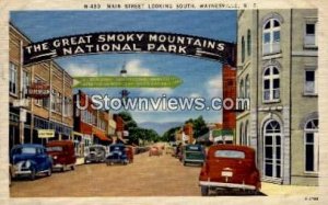 Main Street in Waynesville, North Carolina