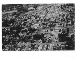 RPPC Aerial View of Libby Montana