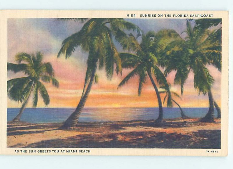 Linen PANORAMIC VIEW Miami Beach Florida FL AF0669