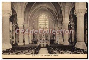 Postcard From Old Lege Interior I'Eglise