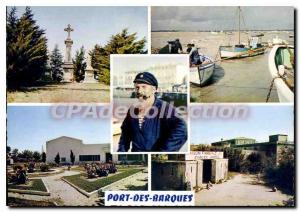 Modern Postcard Port Des Barques ordeal old sailor town hall height of the is...